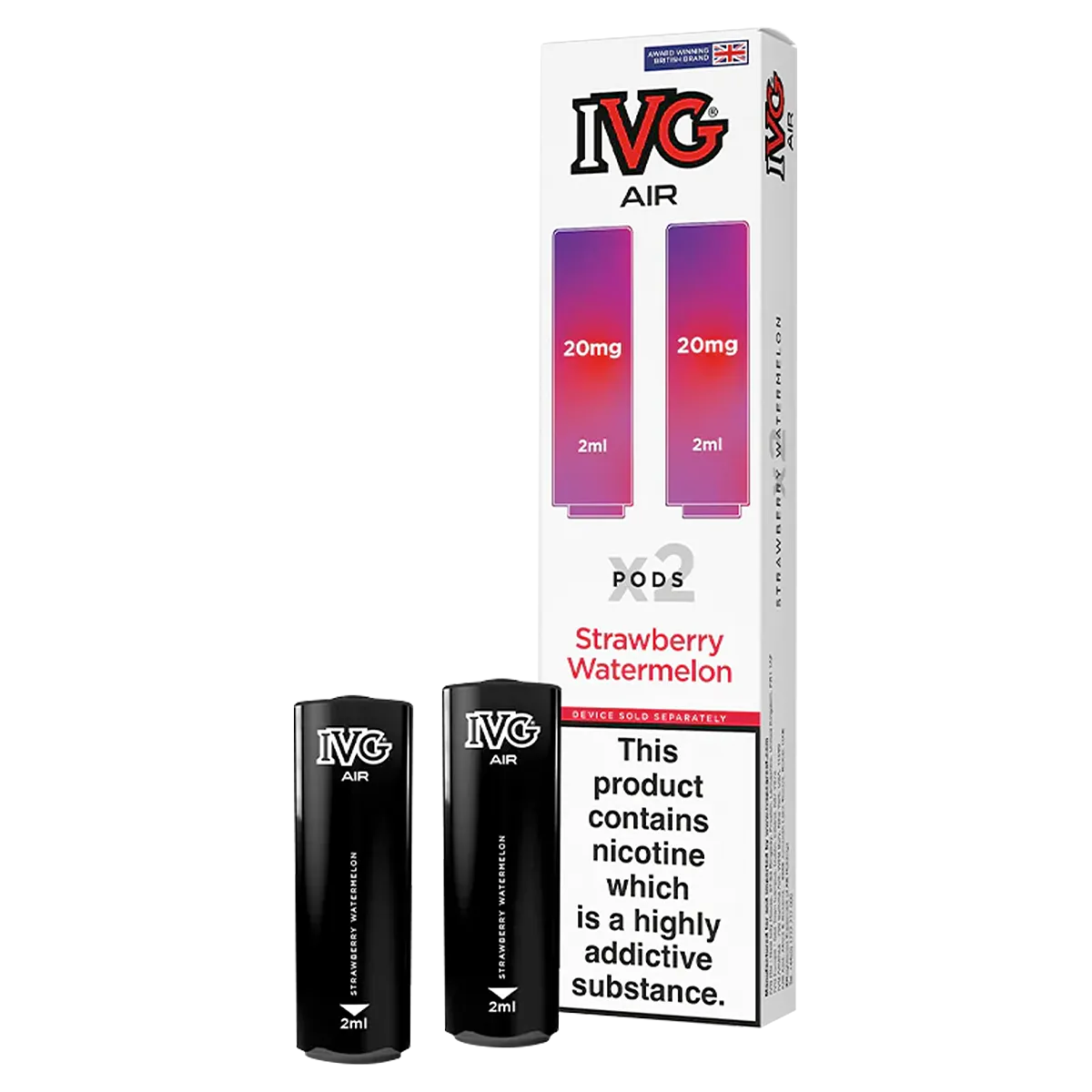 Strawberry Watermelon IVG Air Replacement Pods