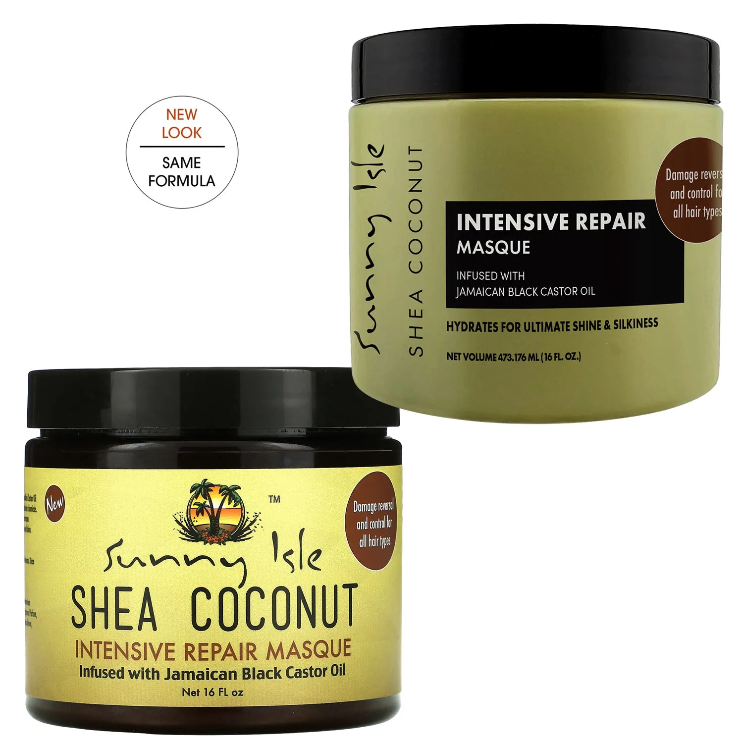 Sunny Isle Shea Coconut Intensive Repair Masque 16oz