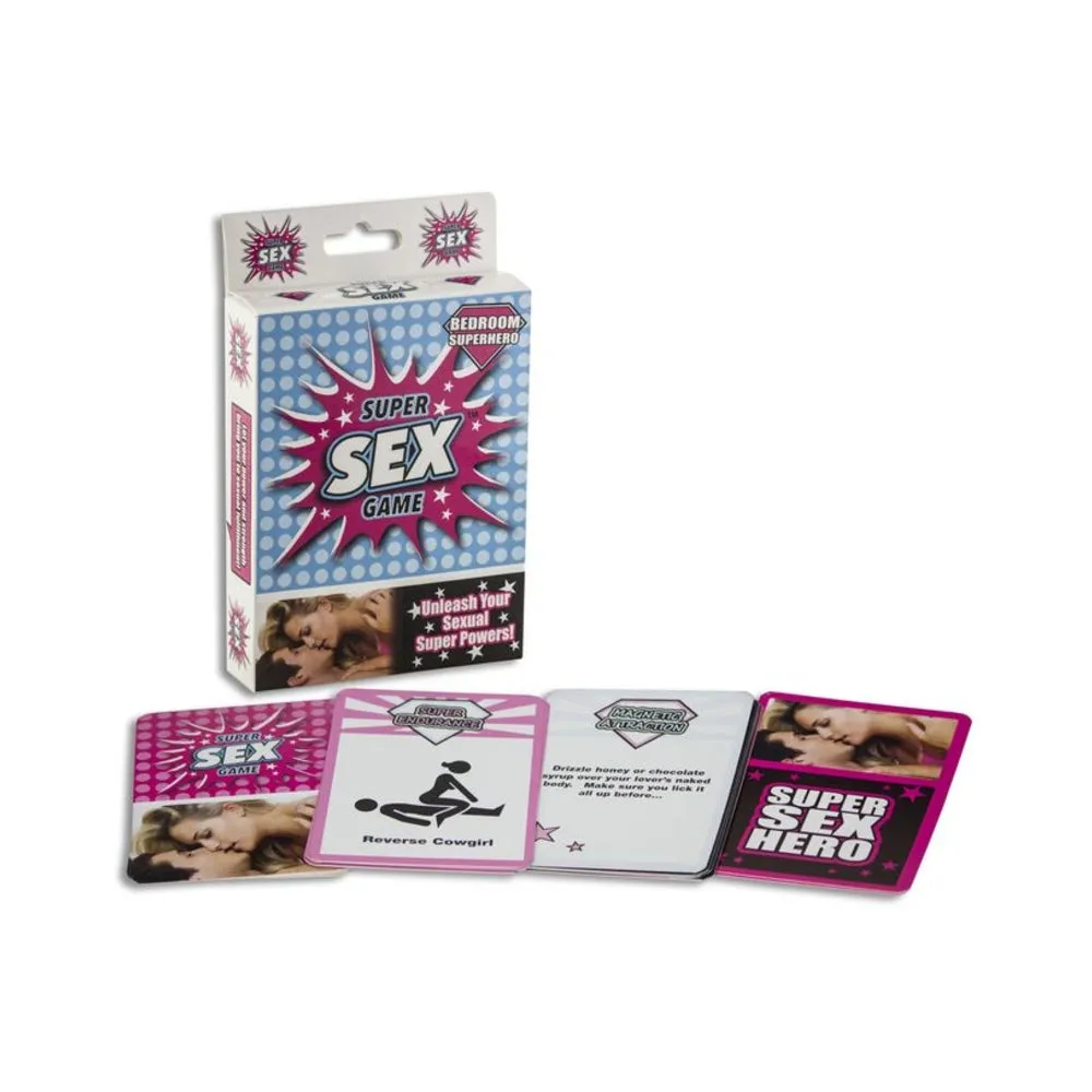 Super Sex Card Game Bedroom Superhero