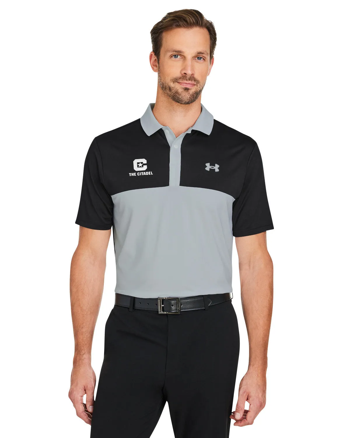 The Citadel, C Star, Under Armour Men's Performance 3.0 Colorblock Polo