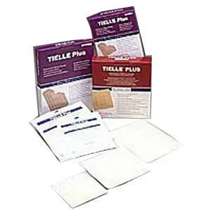 TIELLE Plus Adhesive Hydropolymer Dressing 5-7/8" x 7-3/4"