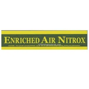 Trident Enriched Air Tank Band Sticker