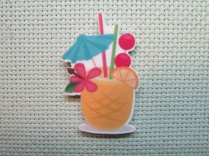 Tropical Pineapple Drink Needle Minder, Cover Minder, Magnet