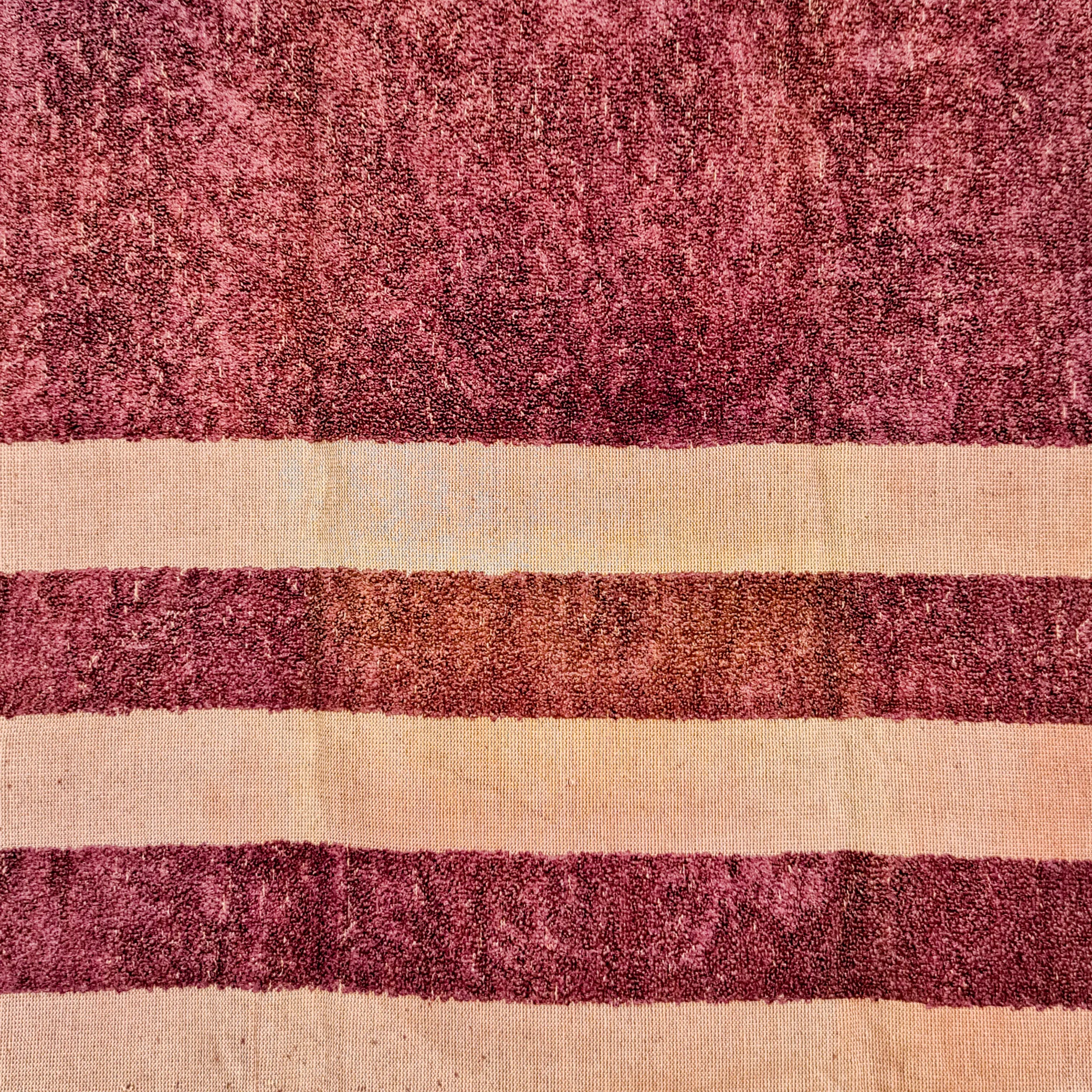 Turkish Terry Silk Bath Towel Burgundy