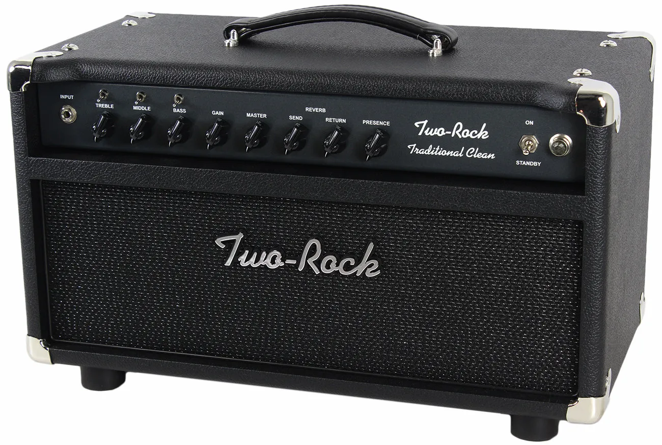 Two-Rock Traditional Clean 100/50 Head, Black Bronco, Sparkle Matrix Grille