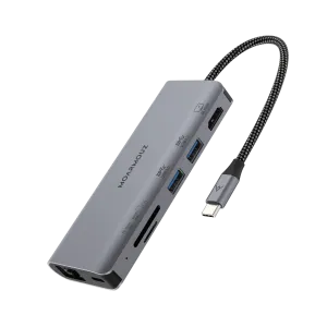 Type C (USB-C) 7 in 1 Gigabit Hub