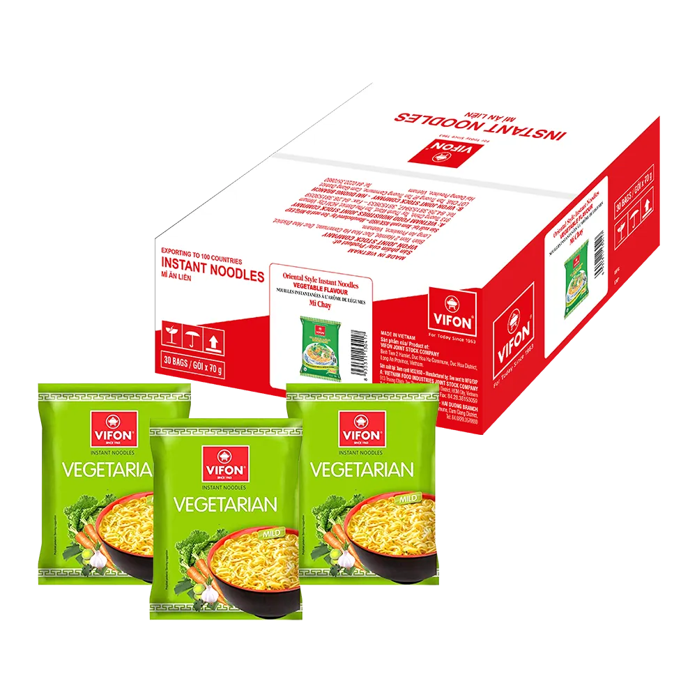 Vifon Vegetarian Flavour Instant Noodles 70g (Case 30)