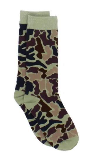 Vintage Camo Lucky Duck Socks