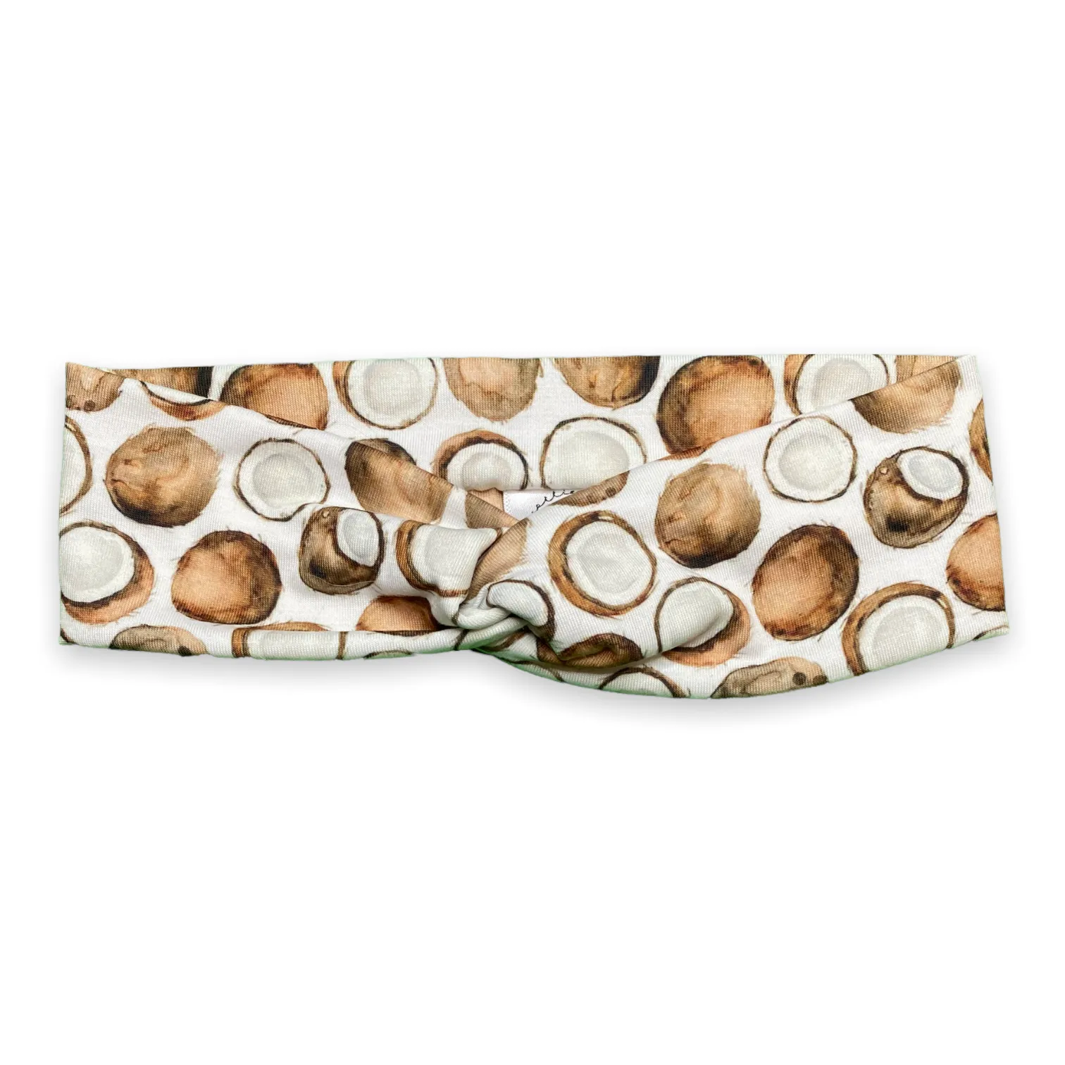 Watercolor Coconuts Knotties Headband