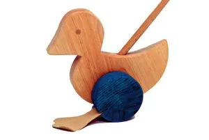 Wooden Push Along Duck by Kinderkram