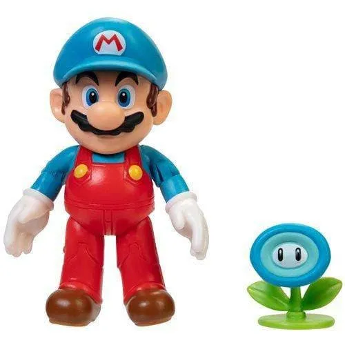 World of Nintendo 4" Action Figure - Ice Mario with Ice Flower