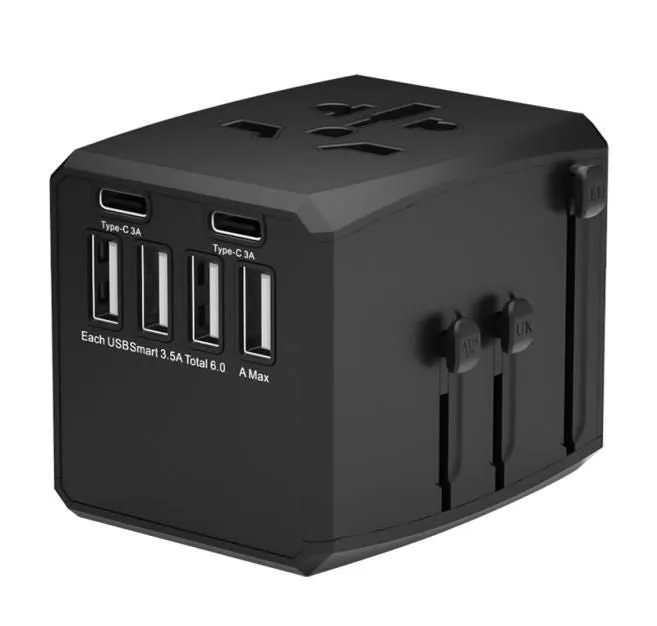 World Travel Adapter, 4 Usb A