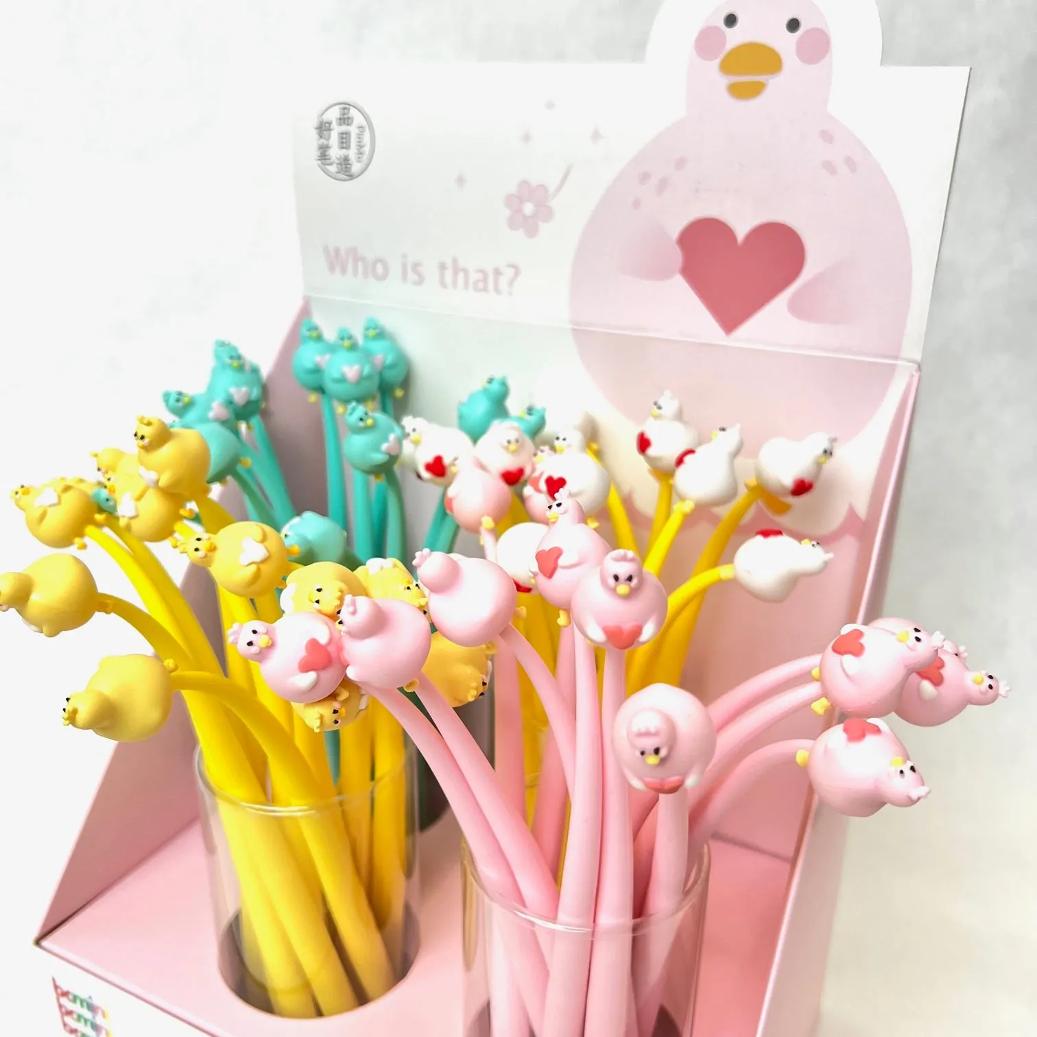 X 22488 DUCK LOVE WIGGLE GEL PEN-DISCONTINUED